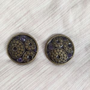 Bronze Purple Snaps Lindsay Phillips EUC